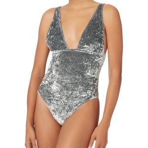 Fleur Du Mal Velvet Bodysuit